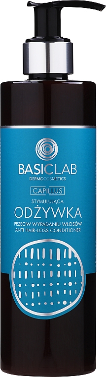 Кондиціонер проти випадіння волосся - BasicLab Dermocosmetics Capillus Anti Hair Loss Stimulating Conditioner — фото N1
