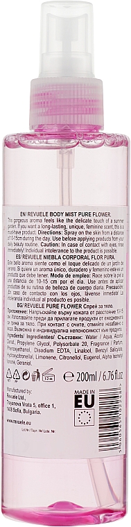 Мист для тела - Revuele Pure Flower Body Mist — фото N2