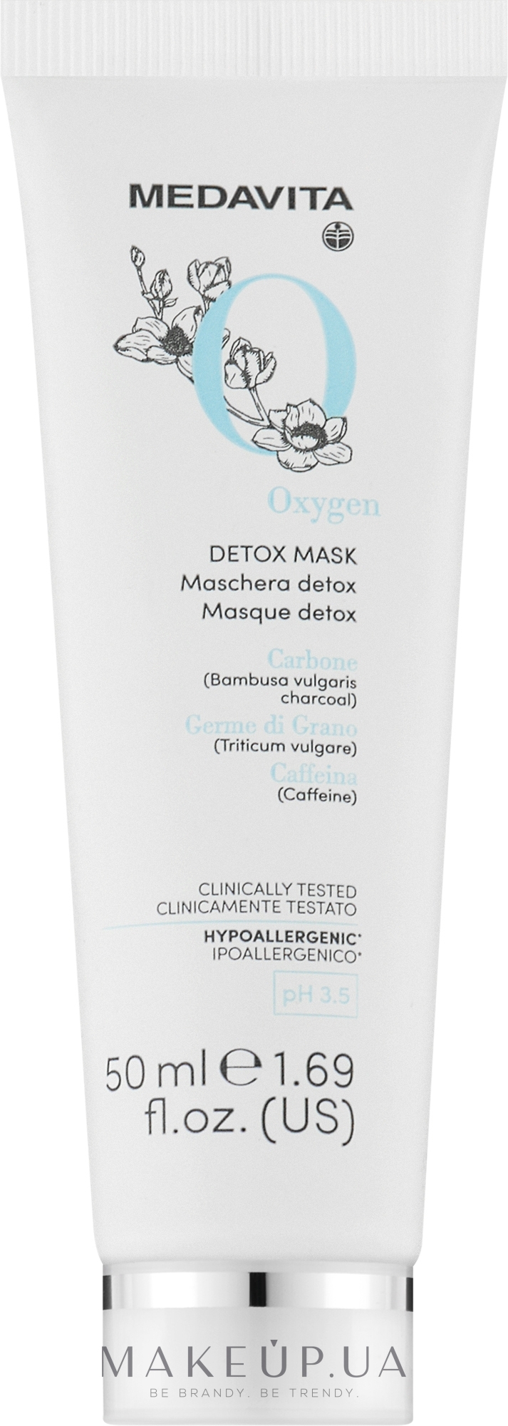 Маска-детокс з активним киснем - Medavita Oxygen Detox Mask — фото 50ml
