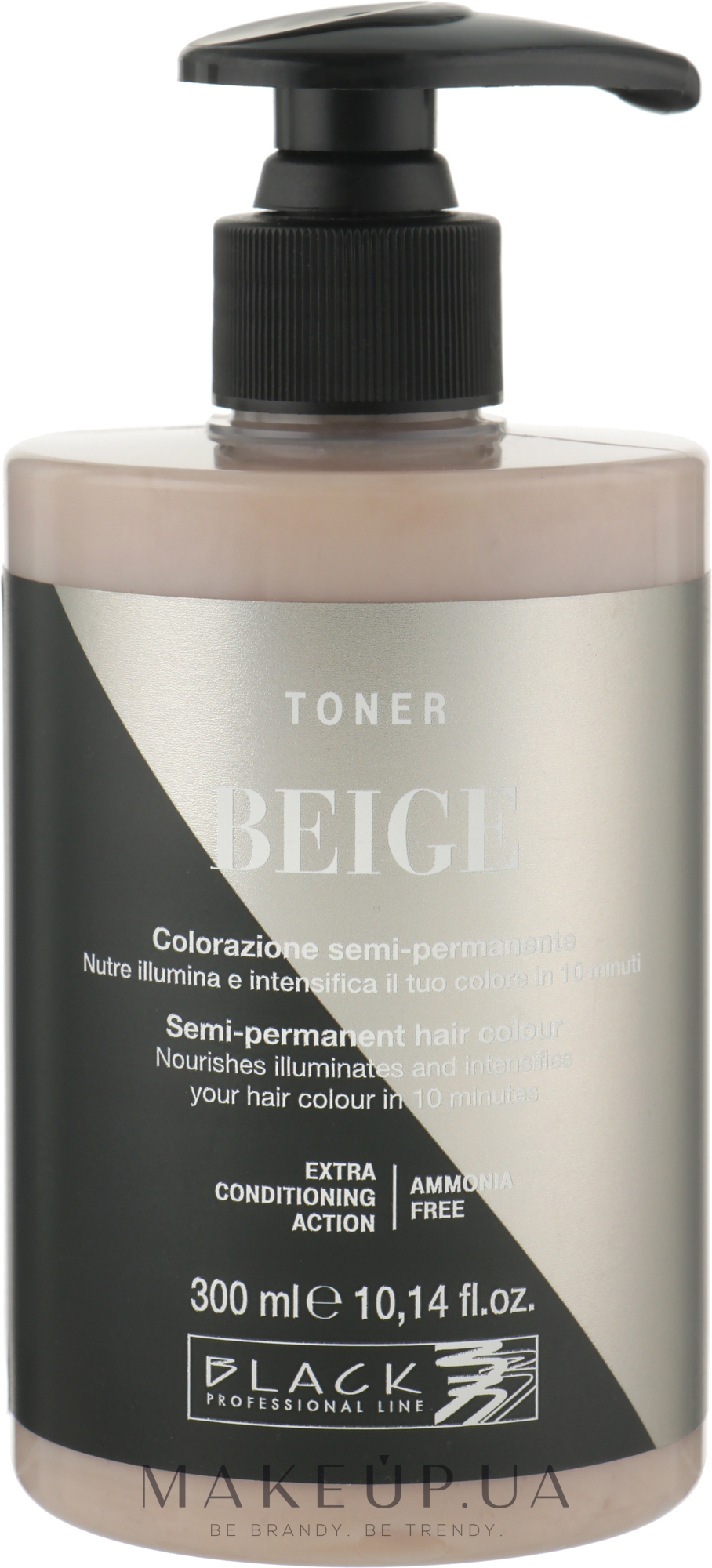 Тонер для волосся - Black Professional Line Semi-Permanent Coloring Toner — фото Beige
