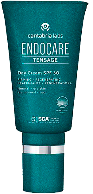 Денний крем для нормальної й сухої шкіри обличчя - Cantabria Labs Endocare Tensage Day Cream SPF 30 — фото N1