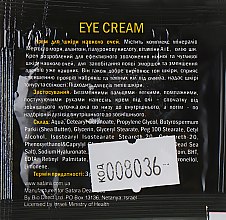 Крем для кожи вокруг глаз - Satara Mineral Active Eye Cream (пробник) — фото N2