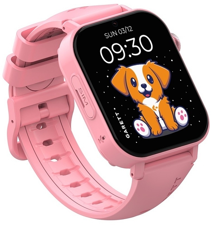 Смарт-часы для детей, розовые - Garett Smartwatch Kids Rel 4G — фото N2