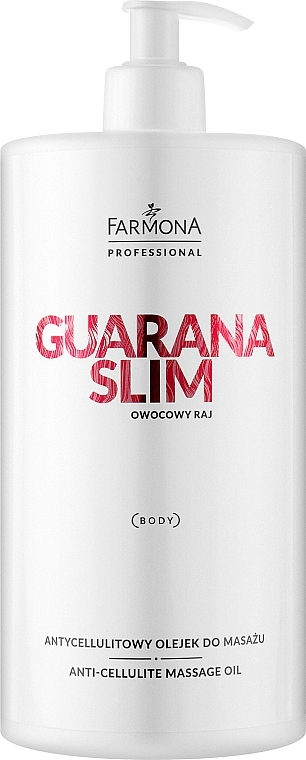 Масло для массажа тела "Личи" - Farmona Guarana Slim Anti-Cellulite Massage Oil