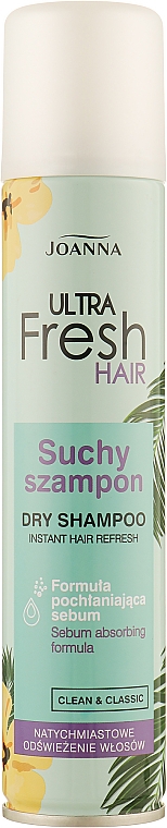 Сухий шампунь для волосся - Joanna Ultra Fresh Hair Classic Dry Shampoo — фото N1