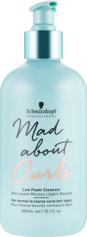 М'який шампунь для кучерявого волосся - Schwarzkopf Professional Mad About Curls Low Foam Cleanser Shampoo