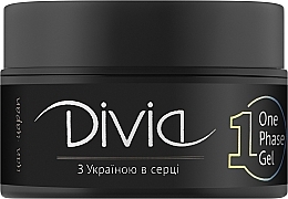 Парфумерія, косметика Однофазний гель для нігтів - Divia One Phase Pink Gel Di1708