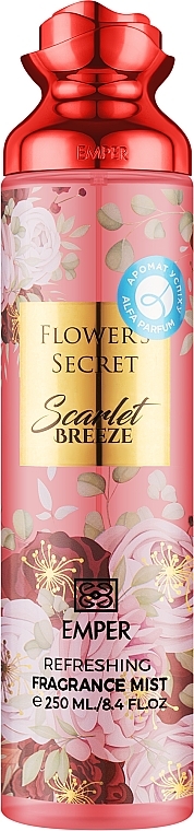 Emper Flower'S Secret Scarlet Breeze - Парфумований спрей для тіла