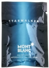 Духи, Парфюмерия, косметика Montblanc Starwalker - Туалетная вода (пробник)