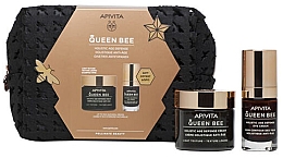 Духи, Парфюмерия, косметика Набор - Apivita Set Queen Bee (f/cr/50ml + eye/cr/15ml + bag)