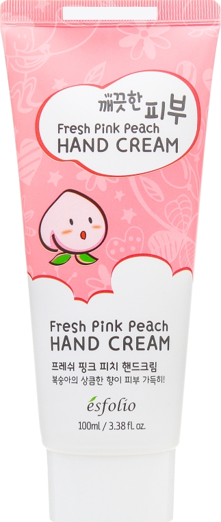 Освіжаючий персиковий крем для рук - Esfolio Pure Skin Fresh Pink Peach Hand Cream — фото N2