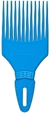 Гребінець для в'юнкого волосся D17, синій - Denman Curl Tamer Detangling Comb — фото N1