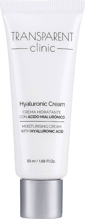 Крем для обличчя зволожувальний - Transparent Clinic Hyaluronic Cream — фото N1