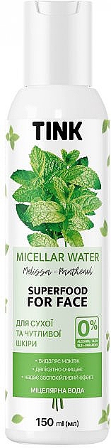 Мицеллярная вода с экстрактом мелиссы и пантенолом - Tink Micellar Water Melissa-Panthenol