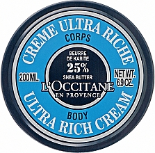 Крем для тіла - L'occitane Shea Butter Ultra Rich Body Cream — фото N1