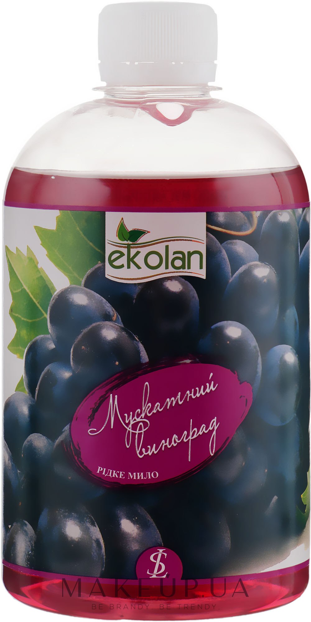 Жидкое мыло "Мускатный виноград" - EkoLan (сменный блок) — фото 500ml