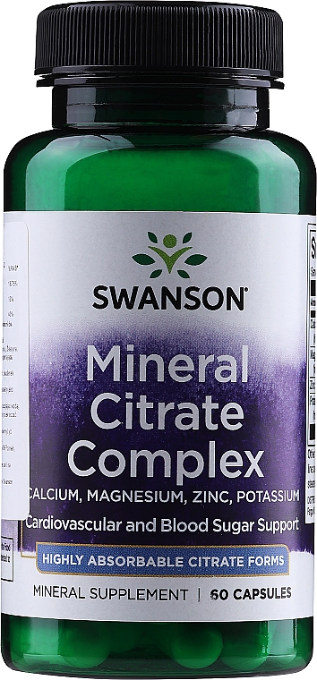 Мультимінеральний цитратний комплекс - Swanson Multi-Mineral Citrate Complex — фото N1