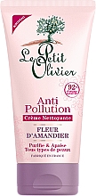 Парфумерія, косметика Очищувальний крем проти забруднень "Мигдальний колір" - Le Petit Olivier Anti-Pollution Cleansing Cream - Almond Blossom