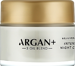 Крем ночной омолаживающий для лица "Морокканское аргановое масло" - Argan+ Moroccan Argan Oil Rejuvenating Intensive Night Cream — фото N1