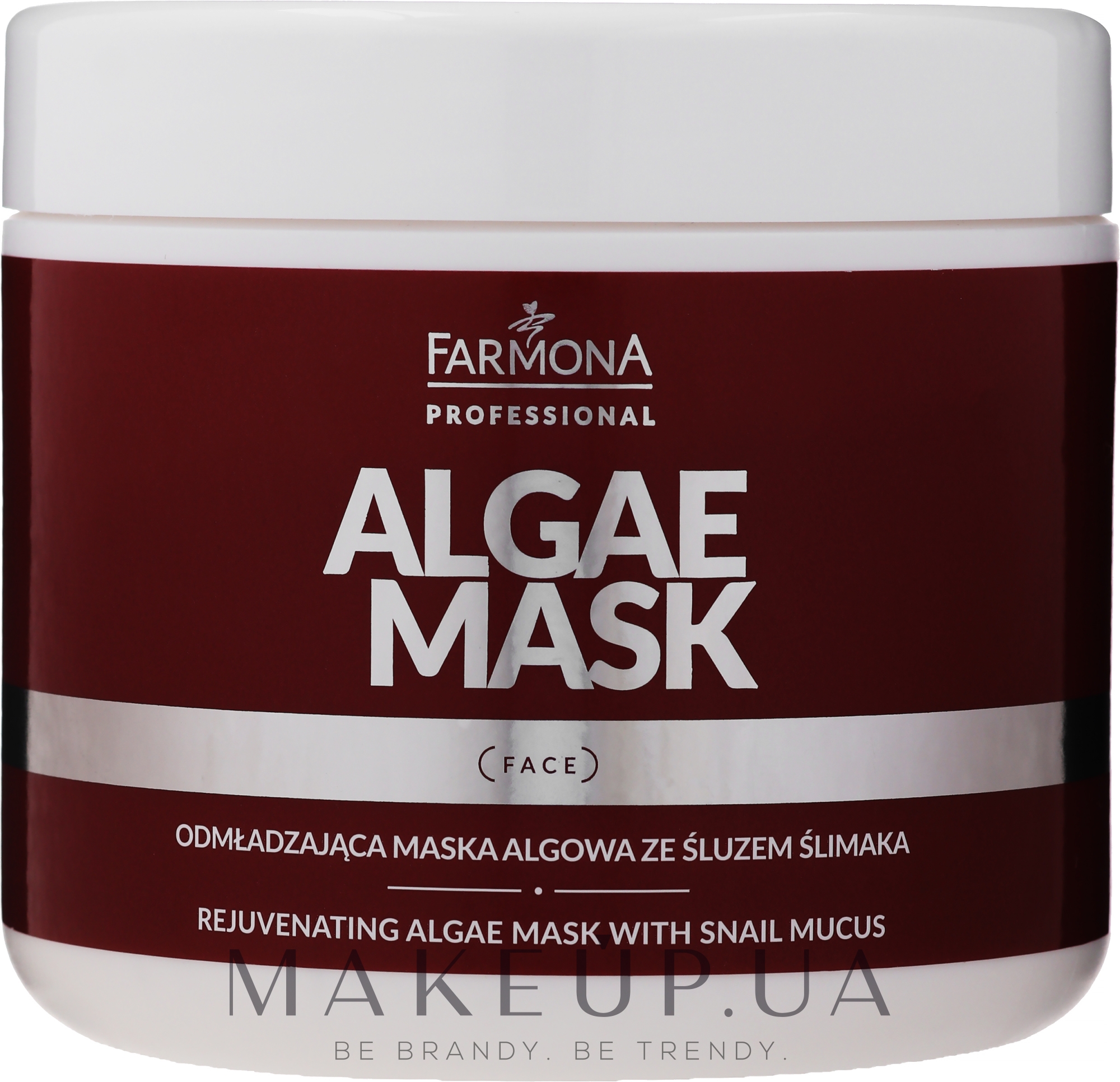 Омолоджувальна маска з водоростей з равликом - Farmona Professional Algae Mask With Snail Sluice — фото 160g