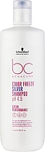 Шампунь для седых и осветленных волос - Schwarzkopf Professional Bonacure Color Freeze Silver Shampoo pH 4.5 — фото N1