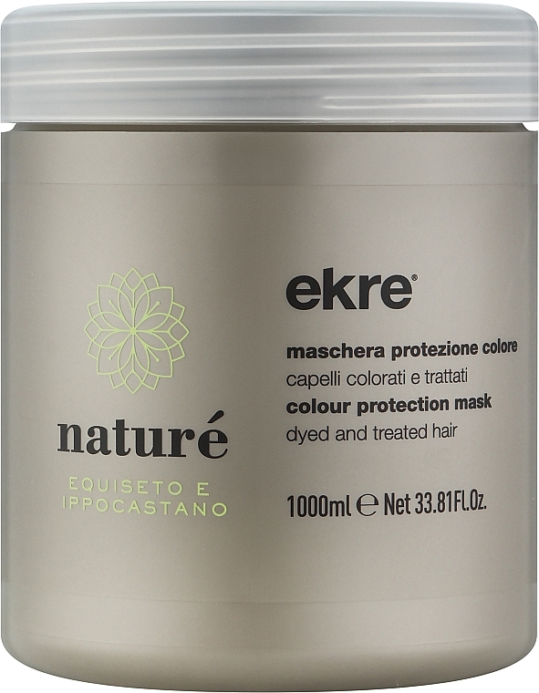 Маска для окрашенных волос с экстрактом каштана - Ekre Nature Colour Protection Mask  — фото N1