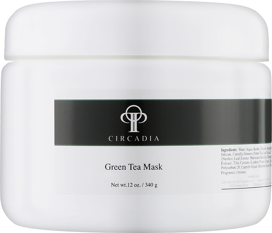 Маска для очищения кожи лица «Зеленый чай» - Circadia Green Tea Mask — фото N1