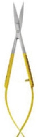 Ножиці для кутикули з тонким кінчиком - Accuram Instruments Fine Point Cuticle Spring Scissors Str 10cm — фото N1