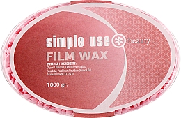 Воск для депиляции пленочный в гранулах "Роза TIO2" - Simple Use Beauty Film Wax — фото N3