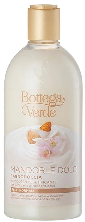 Гель для ванны и душа с молоком и маслом сладкого миндаля - Bottega Verde Mandorle Dolci Bath & Shower Gel — фото N1