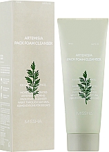 Пенка для лица с полынью - Missha Artemisia Calming Pack Foam Cleanser — фото N2