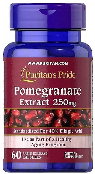 Харчова добавка "Екстракт граната" - Puritan's Pride Pomegranate Extract 250 mg — фото N2