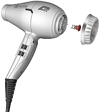 Фен для волосся - Parlux Digitalyon Silver Hair Dryer — фото N2