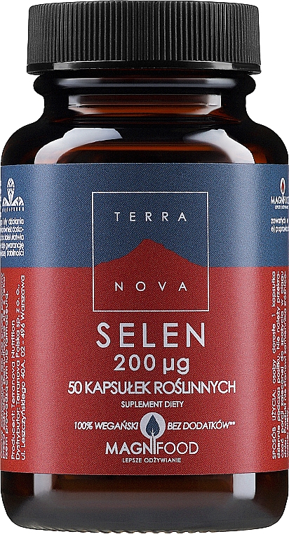 Пищевая добавка - Terranova Selenium 200mg Complex — фото N1
