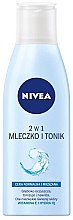 Духи, Парфюмерия, косметика Молочко-тоник 2в1 для нормальной и комбинированной кожи - NIVEA Aqua Effect