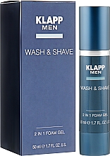 Парфумерія, косметика Гель для гоління і умиавння  - Klapp Men Wash & Shave 2in1 Foam Gel