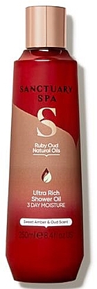 Масло для душа "Ruby Oud" - Sanctuary Spa Sanctuary Shower Oil — фото N1