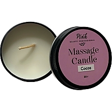 Духи, Парфюмерия, косметика Массажная свеча с ароматом "Кокос" - Pink Massage Candle Cocos