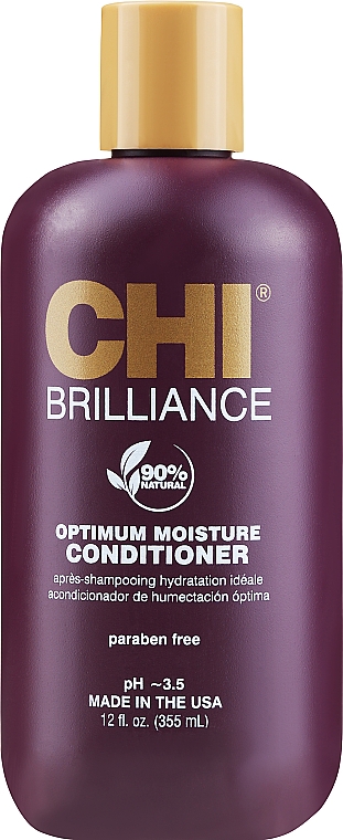 Кондиціонер для пошкодженого волосся - CHI Deep Brilliance Optimum Moisture Conditioner — фото N2