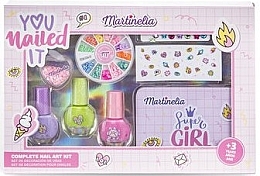 Духи, Парфюмерия, косметика Набор косметики для девочек - Martinelia Super Girl Nail Art & Tin Box Set 