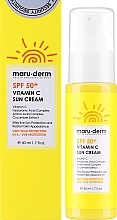 Сонцезахисний крем для обличчя з вітаміном С - Maruderm Cosmetics Vitamin C Sun Cream SPF 50 — фото N2