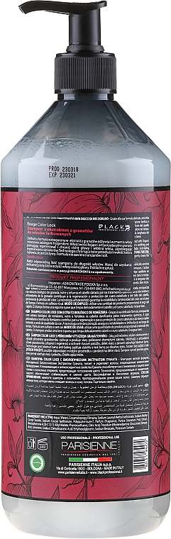 Шампунь бессульфатный для окрашенных волос - Black Professional Line Rouge Color Lock Shampoo — фото N4