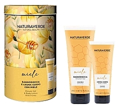 Набір - Naturaverde Honey (sh/gel/200ml + b/cr/100ml) — фото N1