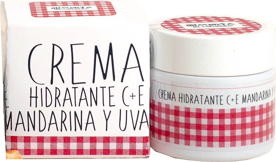 Крем для обличчя            - Alimenta Spa Mediterraneo Moisturising Cream C + E Mandarine & Grape — фото N1