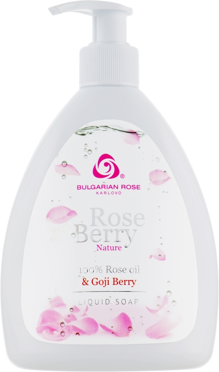 Рідке мило  - Bulgarska Rosa Rose Berry Nature — фото N1