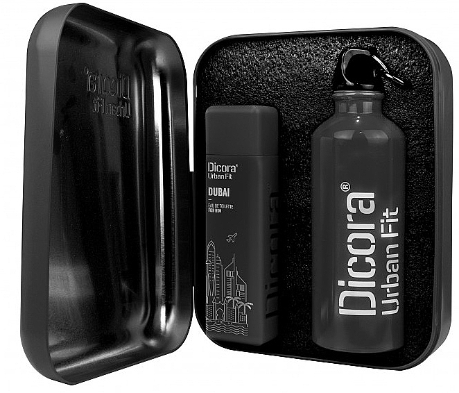 Dicora Urban Fit Dubai - Набор (edt/100ml + bottle/1pc + box/1pc) — фото N2