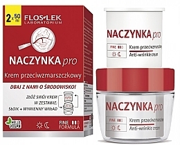 Парфумерія, косметика Набір - Floslek Dilated Capillaries Line Anti-Wrinkle (f/cr/50ml + f/cr/refill/50ml)