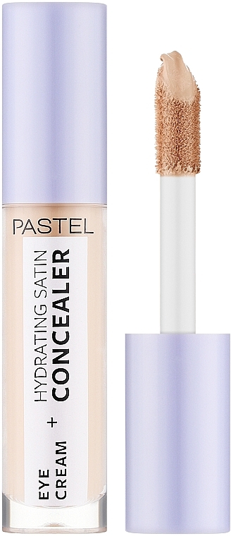 Крем для повік+ зволожуючий сатиновий консилер - Pastel Eye Cream + Hydrating Satin Concealer