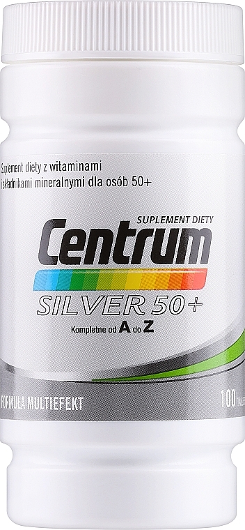Мультивітамінний комплекс для чоловіків та жінок 50+ - Centrum Silver 50+ — фото N1