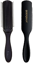 Щетка для волос D3M, черная - Denman Classic Medium 7 Row Styling Brush — фото N1